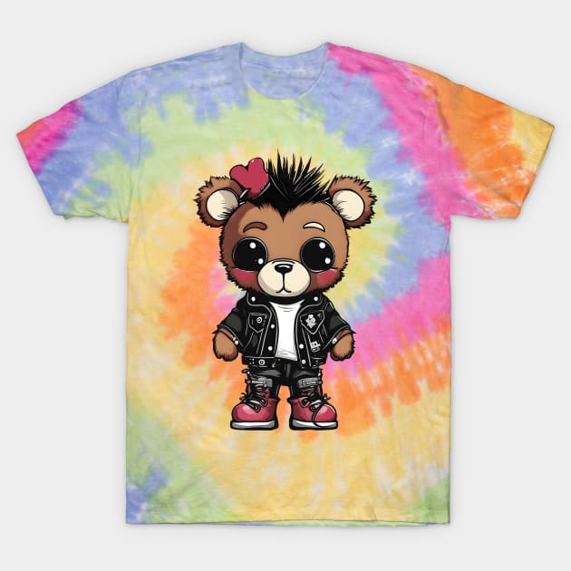 Cute bear punk T-Shirt by Teddy Club